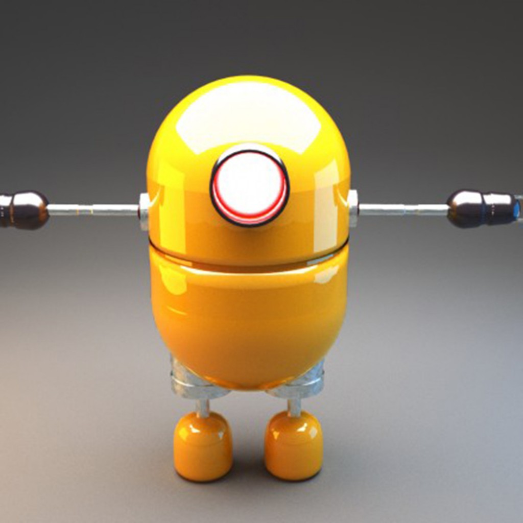 Little Robot by Jack73 RIGGED preview image 1